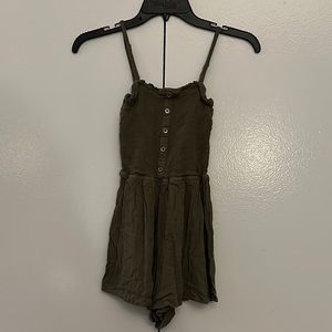 Olive Green Romper | SZ XS